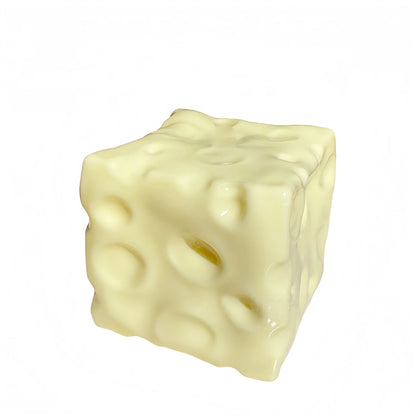 Squishy Cheese Block - Yellow, Moldable Fidget Toy with Squeeze Feature, Ideal for Play and Relaxation Giant Cheese Squishy - 6/7Cm Moldable Non-Rebound & Slow Rebound Fidget Toy | Viral ASMR Stress Ball Glutinous