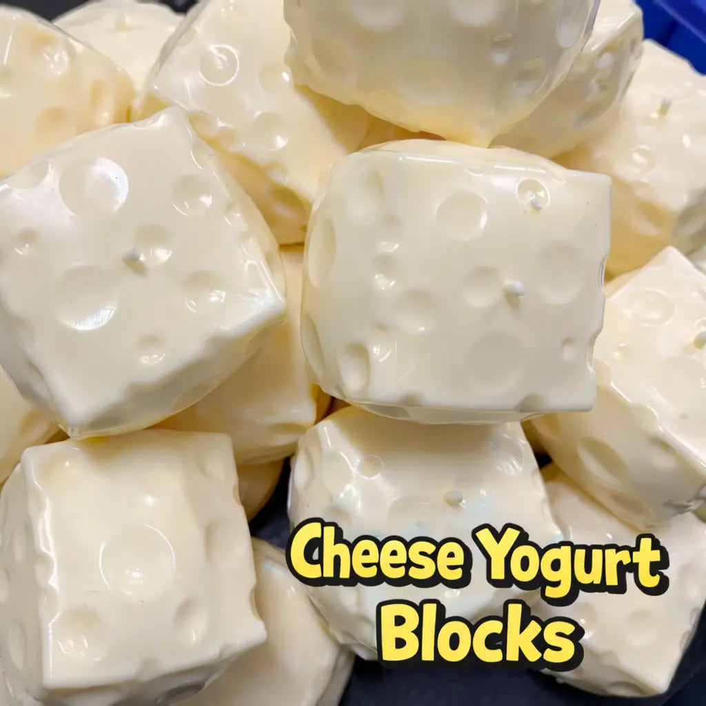 Squishy Cheese Block - Yellow, Moldable Fidget Toy with Squeeze Feature, Ideal for Play and Relaxation Giant Cheese Squishy - 6/7Cm Moldable Non-Rebound & Slow Rebound Fidget Toy | Viral ASMR Stress Ball Glutinous